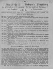 Amtsblatt der Königlichen Preussischen Regierung zu Bromberg. 1876.01.28 No.4