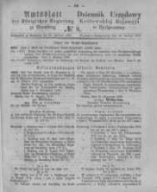 Amtsblatt der K&ouml;niglichen Preussischen Regierung zu Bromberg. 1876.02.25 No.8