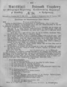 Amtsblatt der K&ouml;niglichen Preussischen Regierung zu Bromberg. 1876.06.16 No.24