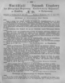 Amtsblatt der K&ouml;niglichen Preussischen Regierung zu Bromberg. 1876.07.14 No.28