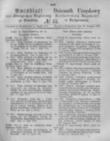 Amtsblatt der Königlichen Preussischen Regierung zu Bromberg. 1876.08.18 No.33