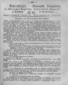 Amtsblatt der K&ouml;niglichen Preussischen Regierung zu Bromberg. 1876.09.01 No.35