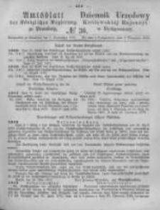 Amtsblatt der Königlichen Preussischen Regierung zu Bromberg. 1876.09.08 No.36