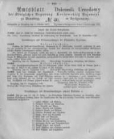 Amtsblatt der K&ouml;niglichen Preussischen Regierung zu Bromberg. 1876.10.06 No.40