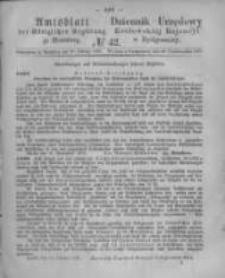 Amtsblatt der Königlichen Preussischen Regierung zu Bromberg. 1876.10.20 No.42
