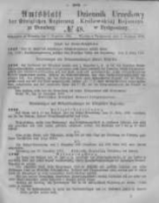 Amtsblatt der Königlichen Preussischen Regierung zu Bromberg. 1876