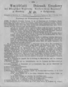 Amtsblatt der K&ouml;niglichen Preussischen Regierung zu Bromberg. 1876