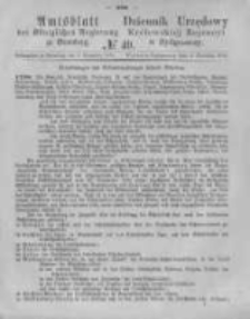 Amtsblatt der Königlichen Preussischen Regierung zu Bromberg. 1876