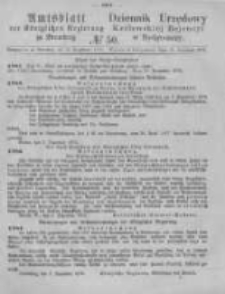Amtsblatt der K&ouml;niglichen Preussischen Regierung zu Bromberg. 1876