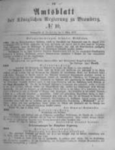 Amtsblatt der Königlichen Preussischen Regierung zu Bromberg. 1877.03.09 No.10