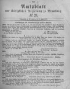 Amtsblatt der Königlichen Preussischen Regierung zu Bromberg. 1877.06.08 No.23