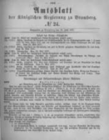 Amtsblatt der Königlichen Preussischen Regierung zu Bromberg. 1877.06.15 No.24