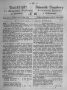 Amtsblatt der Königlichen Preussischen Regierung zu Bromberg. 1874.03.27 No.13