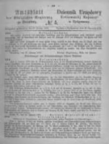 Amtsblatt der Königlichen Preussischen Regierung zu Bromberg. 1875.01.29 No.5