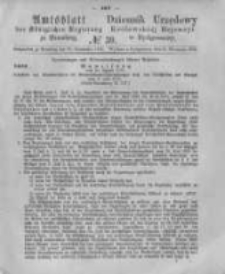 Amtsblatt der Königlichen Preussischen Regierung zu Bromberg. 1876.09.29 No.39