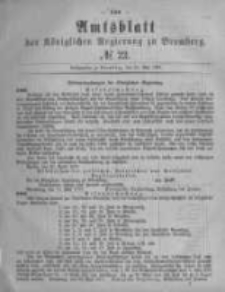 Amtsblatt der K&ouml;niglichen Preussischen Regierung zu Bromberg. 1878.05.31 No.22
