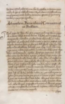 Ad eosdem particulares conuentus in Prussiam [1613], w Środzie 14.11.2013, w Kole 21.11.1613