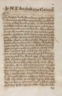 Votum [...] arcibiskupa gnieznienskiego [Wojciecha Baranowskiego]