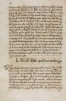 Votum [...] biskupa poznanskiego [Andrzeja Opalińskiego]