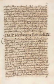 Od [...] hethmana lithewskiego [Jana Karola Chodkiewicza] do KJM [Zygmunta III], Lachowice 23.10.1614