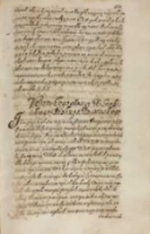 Votum [...] [Wawrzyńca] Gembickiego biskupa kuiawskiego