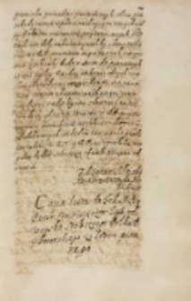 Copia listu do [...] commissarzow litewskich od woyska stołecznego połku [...] [Aleksandra] Zborowskiego ze Lwowa pisanego [1613]