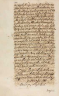 Copia listu od [...] hetmana polnego koronnego [Stanisława Żółkiewskiego] do KJM [Zygmunta III] o pogromie [Stefana] Tomsze hospodara wołoskiego pisanego, Żółkiew 6.12.1615