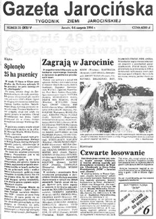 Gazeta Jarocińska 1994.08.04-08.06 Nr31(201)
