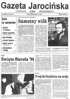 Gazeta Jarocińska 1994.11.25 Nr47(217)