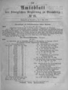 Amtsblatt der Königlichen Preussischen Regierung zu Bromberg. 1879.05.02 No.18