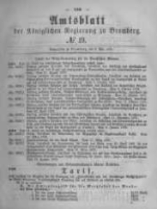 Amtsblatt der Königlichen Preussischen Regierung zu Bromberg. 1879.05.09 No.19