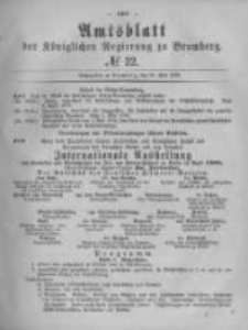 Amtsblatt der K&ouml;niglichen Preussischen Regierung zu Bromberg. 1879.05.30 No.22