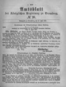 Amtsblatt der Königlichen Preussischen Regierung zu Bromberg. 1879.06.27 No.26