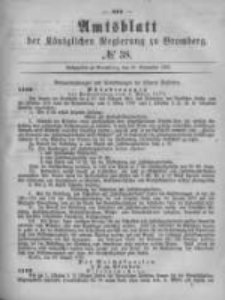 Amtsblatt der Königlichen Preussischen Regierung zu Bromberg. 1879.09.19 No.38