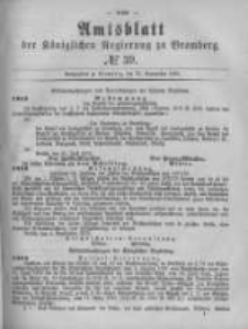 Amtsblatt der Königlichen Preussischen Regierung zu Bromberg. 1879.09.26 No.39