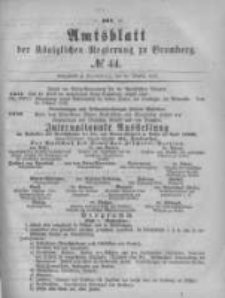 Amtsblatt der Königlichen Preussischen Regierung zu Bromberg. 1879.10.31 No.44