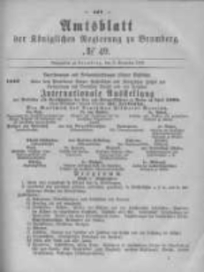 Amtsblatt der K&ouml;niglichen Preussischen Regierung zu Bromberg. 1879.12.05 No.49