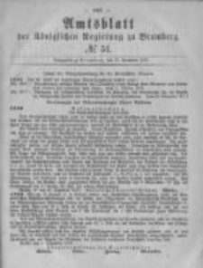 Amtsblatt der Königlichen Preussischen Regierung zu Bromberg. 1879.12.19 No.51