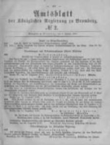 Amtsblatt der K&ouml;niglichen Preussischen Regierung zu Bromberg. 1880.01.09 No.2
