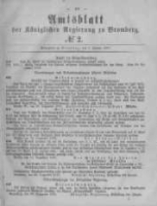 Amtsblatt der Königlichen Preussischen Regierung zu Bromberg. 1880.01.09 No.2