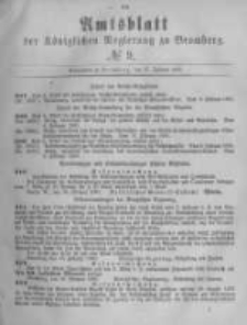Amtsblatt der K&ouml;niglichen Preussischen Regierung zu Bromberg. 1880.02.27 No.9