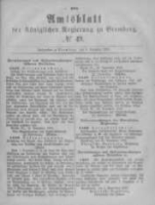 Amtsblatt der Königlichen Preussischen Regierung zu Bromberg. 1880.12.03 No.49