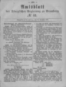 Amtsblatt der K&ouml;niglichen Preussischen Regierung zu Bromberg. 1880.12.24 No.52