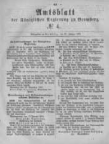 Amtsblatt der Königlichen Preussischen Regierung zu Bromberg. 1881.01.28 No.4