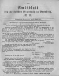 Amtsblatt der Königlichen Preussischen Regierung zu Bromberg. 1881.04.22 No.16