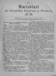 Amtsblatt der Königlichen Preussischen Regierung zu Bromberg. 1881.12.30 No.52