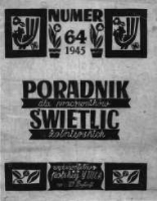 Poradnik dla Pracowników Świetlic Żołnierskich. 1945 R.5 nr64