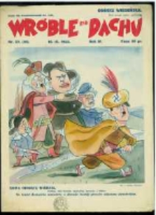Wróble na Dachu: tygodnik satyryczno-humorystyczny. 1933.09.10 R.4 nr37