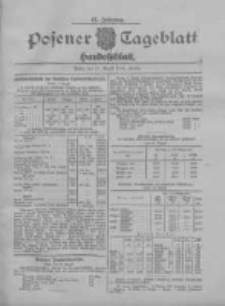 Posener Tageblatt. Handelsblatt 1908.08.10 Jg.47