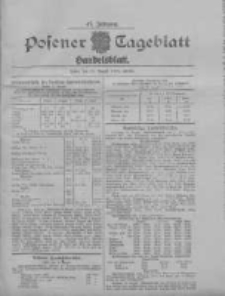 Posener Tageblatt. Handelsblatt 1908.08.13 Jg.47